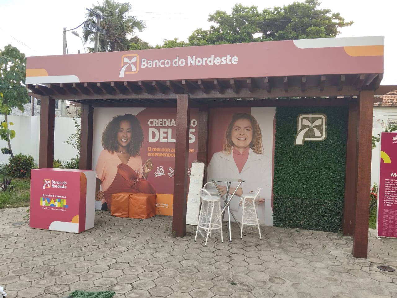 Montagem de stands para feiras no Ceará