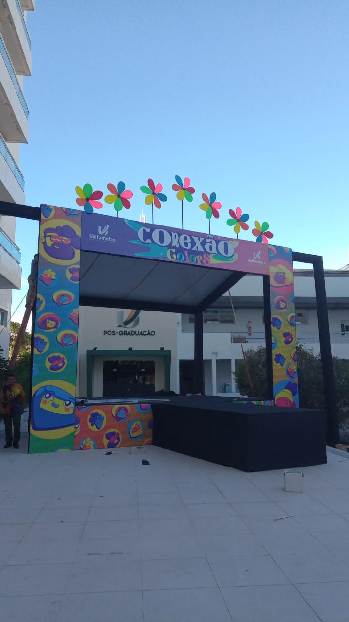 Palco praticável para eventos